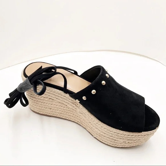 🆕{Marc Fisher} Verena Studded Suede Espadrilles - Picture 15 of 17
